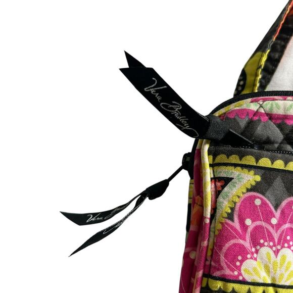 Vera‎ Bradley Quilted Crossbody Bag Floral Paisley Print Mini Hipster - Picture 9 of 9